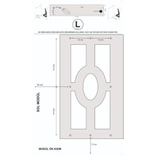 Almital Mobilya Aksesuarlari 24 litre Dolap Içi Teleskopik Raylı Antrasit Çöp Kovası, Minimum Kapak Genişliği 40 Cm.
