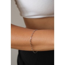 Byflorya Jewelry Çelik Dudak Zincir Bileklik Ince Singapur Sarma Burgu Zincir 2mm Zarif Minimal 18CM&21CM