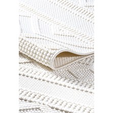 Ametist 4062 Krem Mikro Polyester Iskandinav Tarzı Bukle Halı