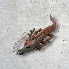 Dna Studio 3D Dragon Figür Kahve