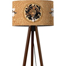 Leopar Desenli Tripod Lambader