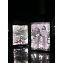 Sevgililer Günü Lithophane Işıklı Resim Çerçevesi 14 Şubat Sevgililer Günü Resimli Abajür