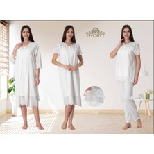 Effortt Dvina Effortt Dörtlü Lohusa Seti Ekru Xxl - 9026