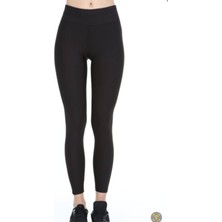 Füme Style Kadın Siyah Yüksek Bel Şardonlu Toparlayıcı Tayt