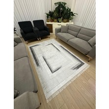 Allgelsin dijital Baskı Yıkanabilir Kaymaz Taban Halı Ince Yazlık Dekoratif Salon ve Oturma Odası Halısı