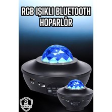 Dorasan Projektör Yıldız Gece Lambası Disko Topu Bluetooth Bağlantılı Taşınabilir Şarjlı