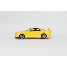 Mini Gt 1/64 Nissan Skyline Gt-R (R34) V-Spec Lightning Yellow MGT00762