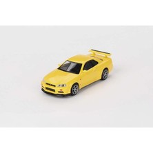 Mini Gt 1/64 Nissan Skyline Gt-R (R34) V-Spec Lightning Yellow MGT00762
