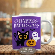 Asilmeydan Happy Hallowen Yazılı Kupa Bardak Hediyelik-23-2147910940