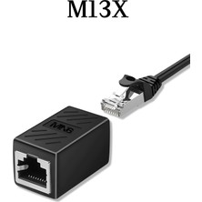 Mn6 M13X Kablo BIRLEŞTIRICI/4 ADET-CAT5-CAT6-CAT7-CAT8-UYUMLU/LAN Kablosu Birleştirici Ara Aparatı