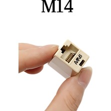 M14 Kablo BIRLEŞTIRICI/5ADET-CAT5/5E-CAT6-UYUMLU/LAN Kablosu Birleştirici Ara Aparatı