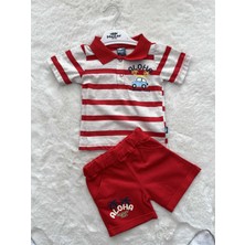 Nurcan Bebe Polo Yaka Çizhili Süprem Erkek Takım