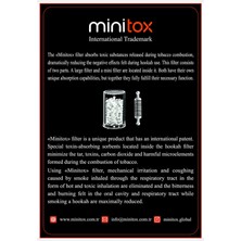 Minitox Nargile Marpucu Filtresi (4 Adet)