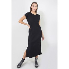 Alexander Gardi Yırtmaçlı Uzun Elbise (B20-1647)