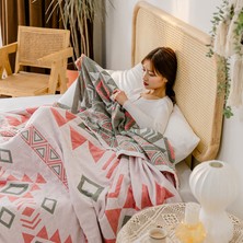 Out Yuy Bohem Tarzı %100 Pamuklu Ince Battaniye Çok Işlevli Battaniye 150*200CM Stil 6 (Yurt Dışından)