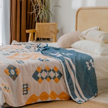 Out Yuy Bohem Tarzı %100 Pamuklu Ince Battaniye Çok Işlevli Battaniye 200*230CM Stil 8 (Yurt Dışından)