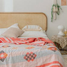 Out Yuy Bohem Stili %100 Pamuklu Ince Battaniye Çok Işlevli Battaniye 200*230CM Stil 9 (Yurt Dışından)