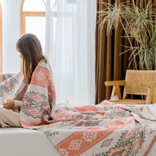 Out Yuy Bohem Stili %100 Pamuklu Ince Battaniye Çok Işlevli Battaniye 200*230CM Stil 10 (Yurt Dışından)