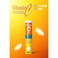 MDC Vitamin C, Çinko, Vitamin D 20 Efervesan Tablet & Tip Iı Kollajen