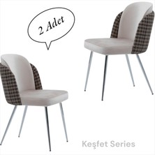 Colormix Keşfet Series Sandalye , 2 Adet , Mutfak , Oturma Odası, Salon, Metal Ayak , Çok Amaçlı
