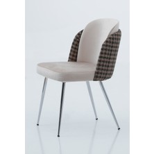 Colormix Keşfet Series Sandalye , 2 Adet , Mutfak , Oturma Odası, Salon, Metal Ayak , Çok Amaçlı