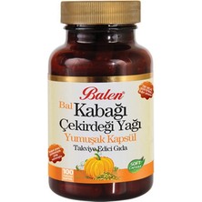 Balen Bal Kabağı Çekirdeği Yağı Yumuşak Kapsül 1380 Mg* 100 11
