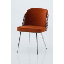 Colormix Keşfet Series Sandalye , 6 Adet , Mutfak , Oturma Odası, Salon, Metal Ayak , Çok Amaçlı