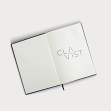 Journal - A5 Açık Mavi Keten Cilt Bezli Çizgisiz Düz Defter