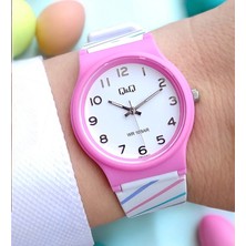 Silikon Kayışlı 10 Atm Su Geçirmez Pembe Kız Çocuk Kol Saati