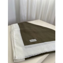 Jawel Haki Renk Monogram Tesettür Kadın Şal