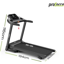 Proforce  Proforce Hera Koşu Bandı Eğimli, Katlanabilir, 0-10km hız, 2 Hp Motor