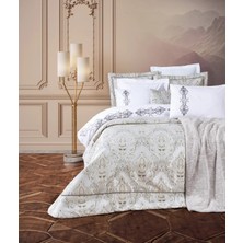 Cotton Box Cotton Bo x  Platinium 11 Parça Çeyiz Seti-Ladonna Taş (Yatak Ört+Battaniye+Nevresim Tk)