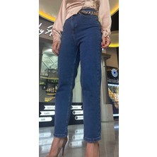 Butik Exvoto İS24K2276 Mom Jean Gold Detaylı