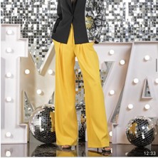 Butik Exvoto İS23Y4080-049 Imza Biye Pantolon Krep Doku