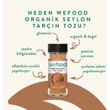 Wefood Organik Seylon Tarçın Tozu 45 gr 8682392174396