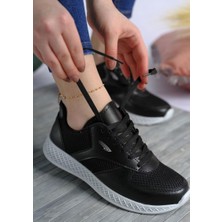 Albishoes Kadın Erkek  Kalın Taban Yazlık Fileli Hafif Rahat Esnek Taban Sneaker Spor Ayakkabı