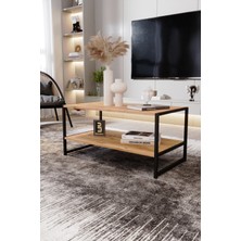 Modern & Şık Orta Sehpa  Metal Çerçeve ile Dayanıklı Tasarım, Minimalist ve Fonksiyonel, Salon ,ofis