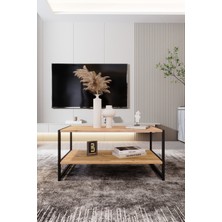 Modern & Şık Orta Sehpa  Metal Çerçeve ile Dayanıklı Tasarım, Minimalist ve Fonksiyonel, Salon ,ofis