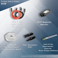 Matech 8kw Trifaze Hibrit Depolamalı Paket Sistem