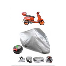 Yuki Bellini 125 Arka Çanta Uyumlu Motosiklet Branda Su Geçirmez Dayanıklı Kumaş