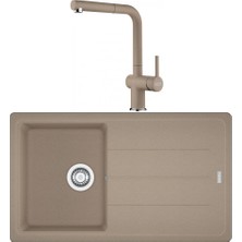 Franke Basis Bfg 611 Oyster Granit Evye Active Plus Doccia 2.0 Batarya Set