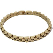 Janti JTSS25ÇEB1490 Saat Kordonu Desen Künye Model Gümüş Gri Renk Paslanmaz Renk Atmaz 316L Janti Çelik Bileklik