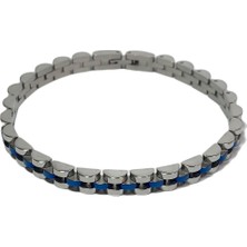 Janti JTSS25ÇEB1489 Saat Kordonu Desen Künye Model Gold Renk Paslanmaz Renk Atmaz 316L Janti Çelik Bileklik