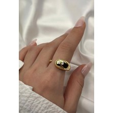 Premium Seri Cilalı Droplet Tasarım Kadın Yüzük