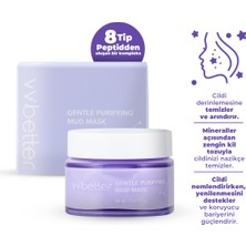 VV BETTER Gentle Purifying Mud Mask Canlandırıcı Ve Arındırıcı Kil Maskesi 8 Tip Peptid ve Bakuchiol Kore 60ml
