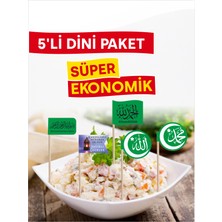 Home 5'li Karışık Dini Servis Kürdanı Seti