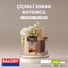 Balody Çiçekli Sokak Serisi – Kuyumcu (BL21324) – Mini Blok Yapı Oyuncakları Seti