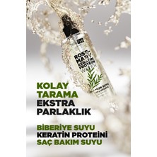 Noufye Biberiye & Keratin Proteini Saç Bakım Suyu, Kolay Tarama ve Elektriklenme Karşıtı Saç Bakımı, 200 ml