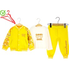 Crassi Bebek Kız Takım 3lü Kolej Ceketli