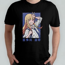 Pixxa My Dress Up Darling Anime Manga %100 Pamuklu Bisiklet Yaka T-Shirt Model 5